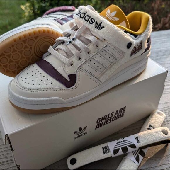 ADIDAS FORUM LOW GIRLS ARE AWESOME limited edition 2021 Womens 8 sneakers NEW - Picture 14 of 16